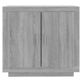 Dressoir 80x40x75 cm bewerkt hout grijs sonoma eikenkleurig - AllerleiShop