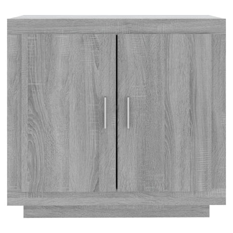 Dressoir 80x40x75 cm bewerkt hout grijs sonoma eikenkleurig - AllerleiShop