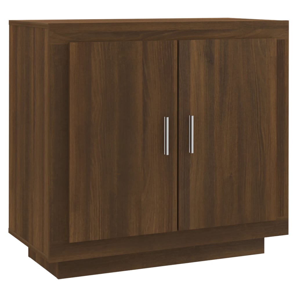 Dressoir 80x40x75 cm bewerkt hout bruin eikenkleur - AllerleiShop