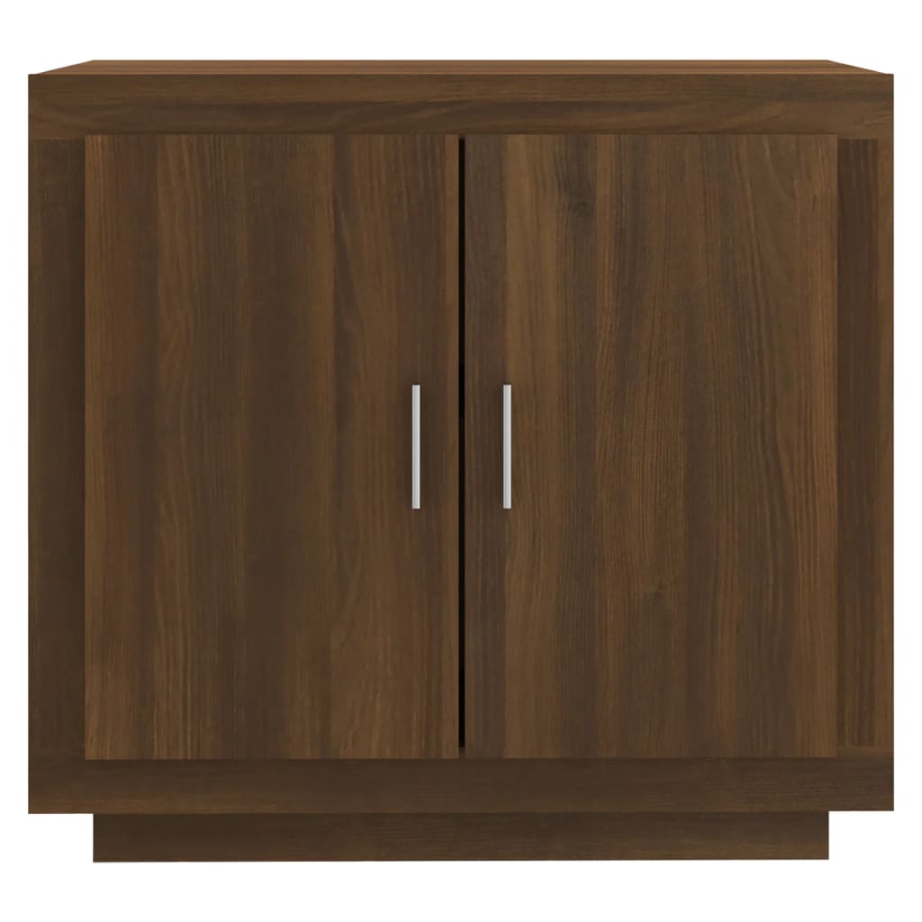 Dressoir 80x40x75 cm bewerkt hout bruin eikenkleur - AllerleiShop