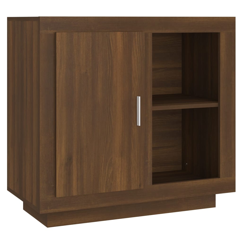 Dressoir 80x40x75 cm bruin eikenkleur - AllerleiShop