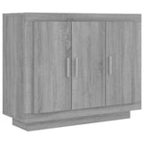 Dressoir 92x35x75 cm bewerkt hout grijs sonoma eikenkleurig - AllerleiShop