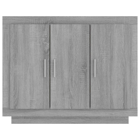 Dressoir 92x35x75 cm bewerkt hout grijs sonoma eikenkleurig - AllerleiShop