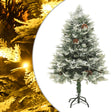 Kerstboom met LED en dennenappels 150 cm PVC en PE groen - AllerleiShop