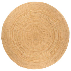 Tapijt rond 180 cm gevlochten jute