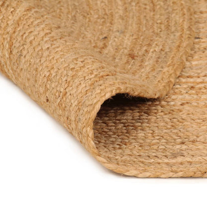 Tapijt rond 180 cm gevlochten jute - AllerleiShop