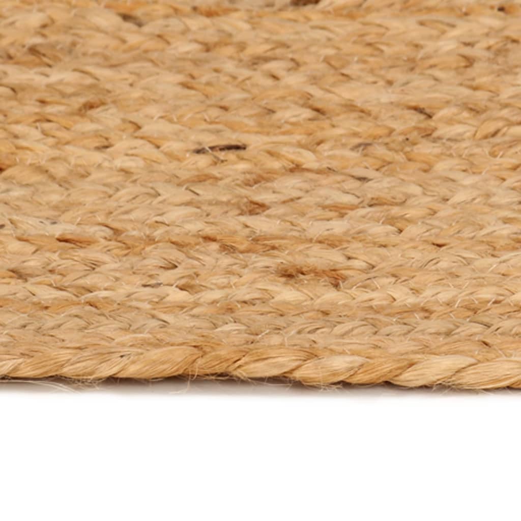 Tapijt rond 180 cm gevlochten jute - AllerleiShop