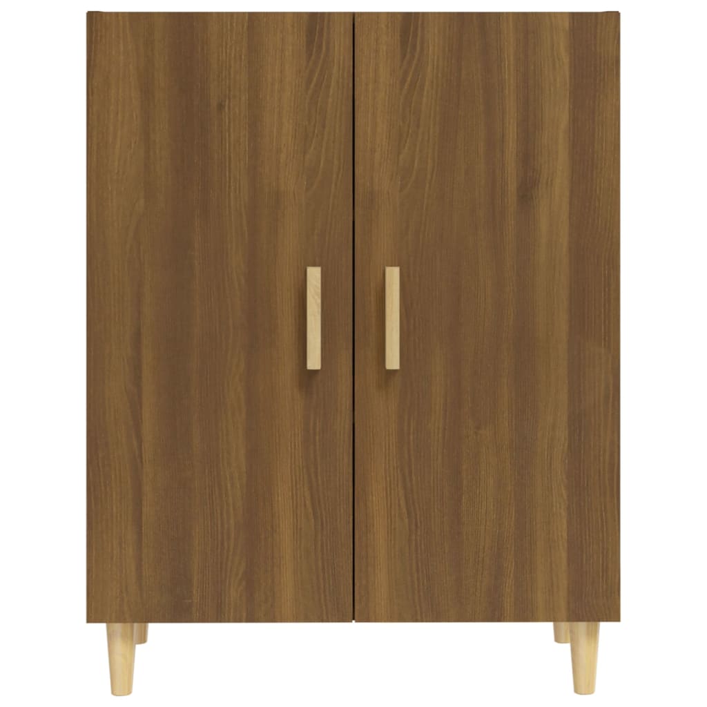 Dressoir 70x34x90 cm bewerkt hout bruin eikenkleur - AllerleiShop