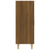 Dressoir 70x34x90 cm bewerkt hout bruin eikenkleur - AllerleiShop