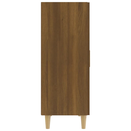 Dressoir 70x34x90 cm bewerkt hout bruin eikenkleur - AllerleiShop