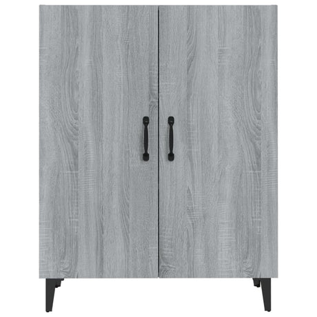 Dressoir 70x34x90 cm bewerkt hout grijs sonoma eikenkleurig - AllerleiShop