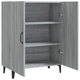 Dressoir 70x34x90 cm bewerkt hout grijs sonoma eikenkleurig - AllerleiShop