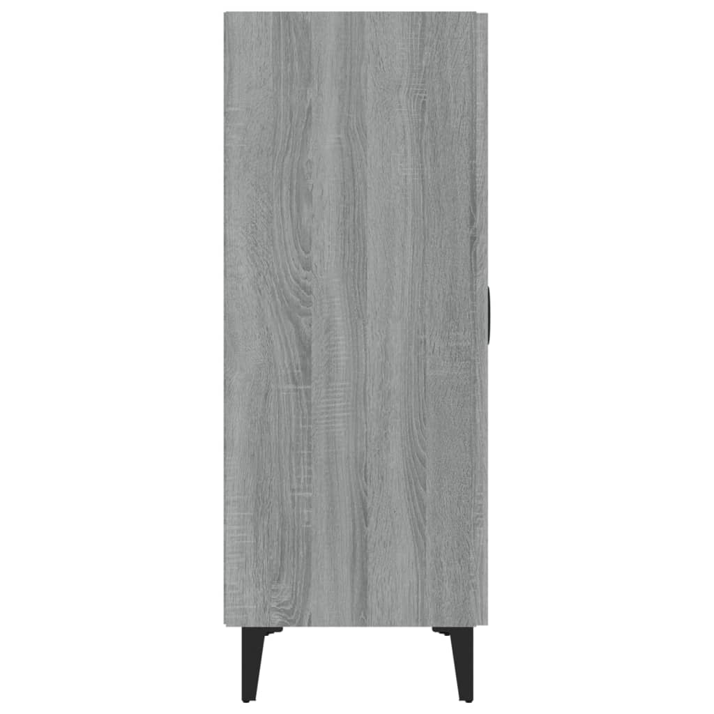 Dressoir 70x34x90 cm bewerkt hout grijs sonoma eikenkleurig - AllerleiShop