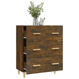 Dressoir 70x34x90 cm bewerkt hout gerookt eikenkleurig - AllerleiShop