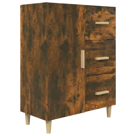 Dressoir 69,5x34x90 cm bewerkt hout gerookt eikenkleurig - AllerleiShop