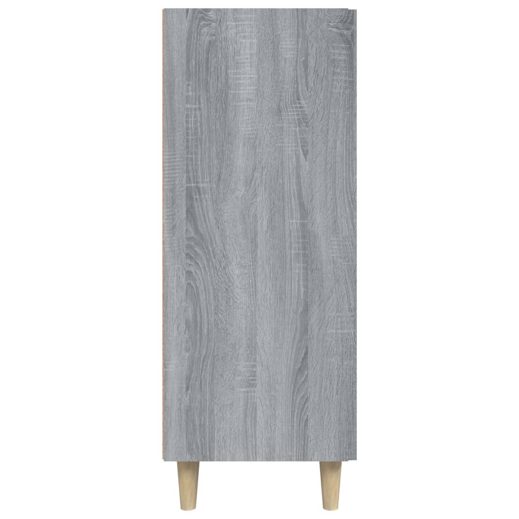 Dressoir 69,5x34x90 cm bewerkt hout grijs sonoma eikenkleurig - AllerleiShop