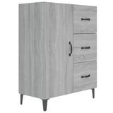 Dressoir 69,5x34x90 cm bewerkt hout grijs sonoma eikenkleurig - AllerleiShop