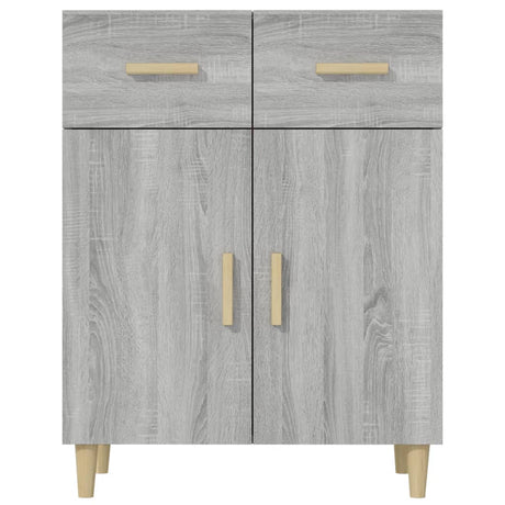 Dressoir 69,5x34x89 cm bewerkt hout grijs sonoma eikenkleurig - AllerleiShop