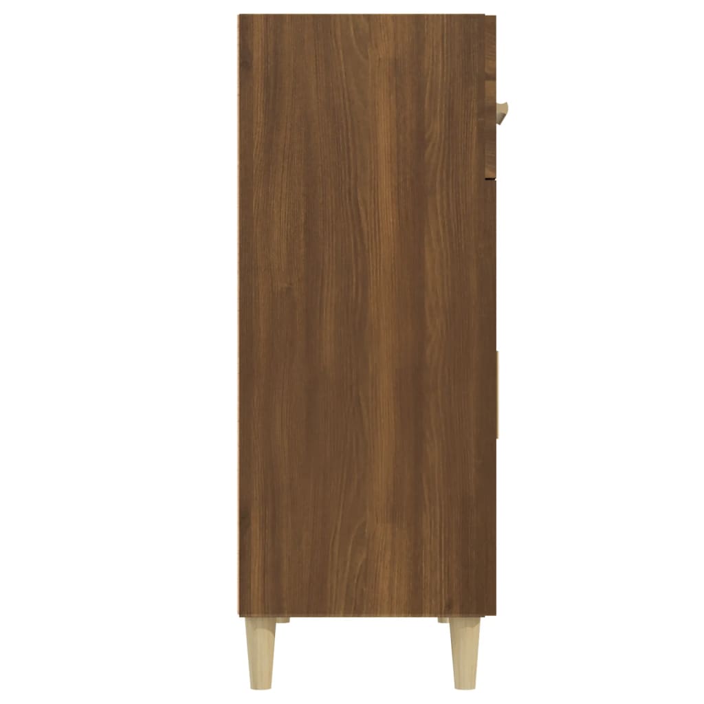 Dressoir 69,5x34x89 cm bewerkt hout bruin eikenkleur - AllerleiShop