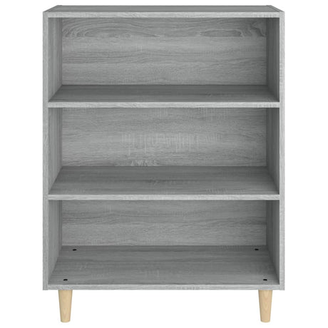 Dressoir 69,5x32,5x90 cm bewerkt hout grijs sonoma eikenkleurig - AllerleiShop