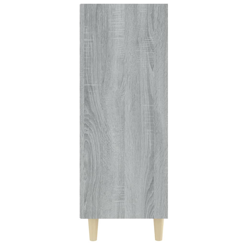 Dressoir 69,5x32,5x90 cm bewerkt hout grijs sonoma eikenkleurig - AllerleiShop