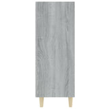 Dressoir 69,5x32,5x90 cm bewerkt hout grijs sonoma eikenkleurig - AllerleiShop