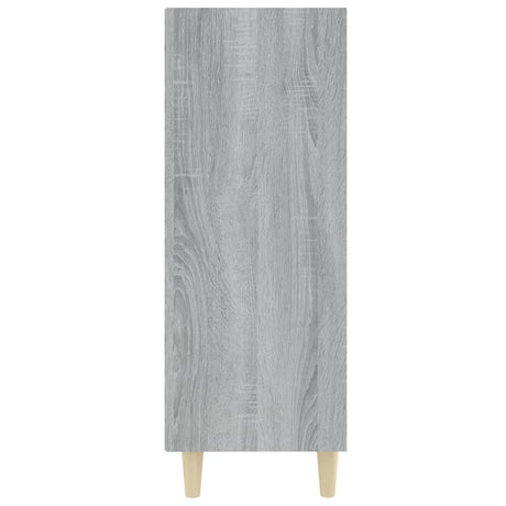 Dressoir 69,5x32,5x90 cm bewerkt hout grijs sonoma eikenkleurig - AllerleiShop