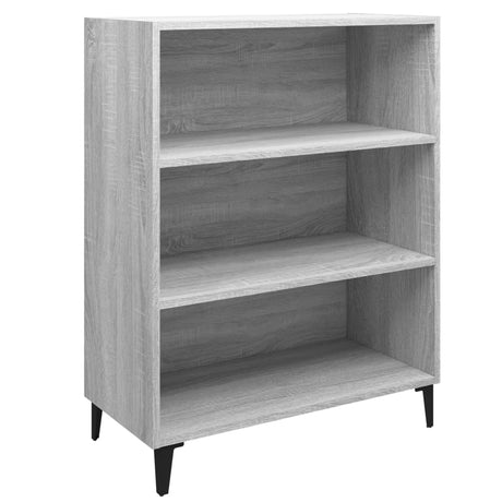 Dressoir 69,5x32,5x90 cm bewerkt hout grijs sonoma eikenkleurig - AllerleiShop