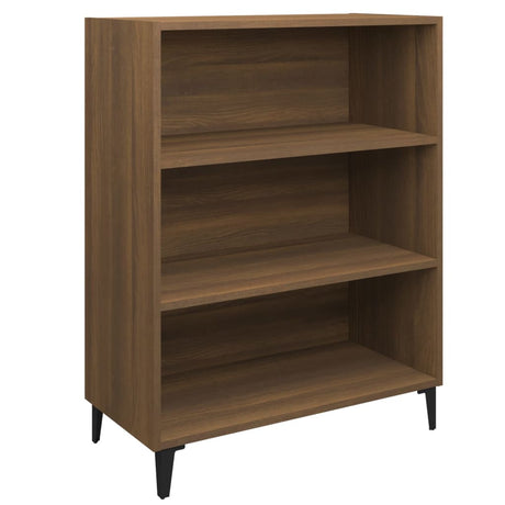 Dressoir 69,5x32,5x90 cm bewerkt hout bruin eikenkleur - AllerleiShop