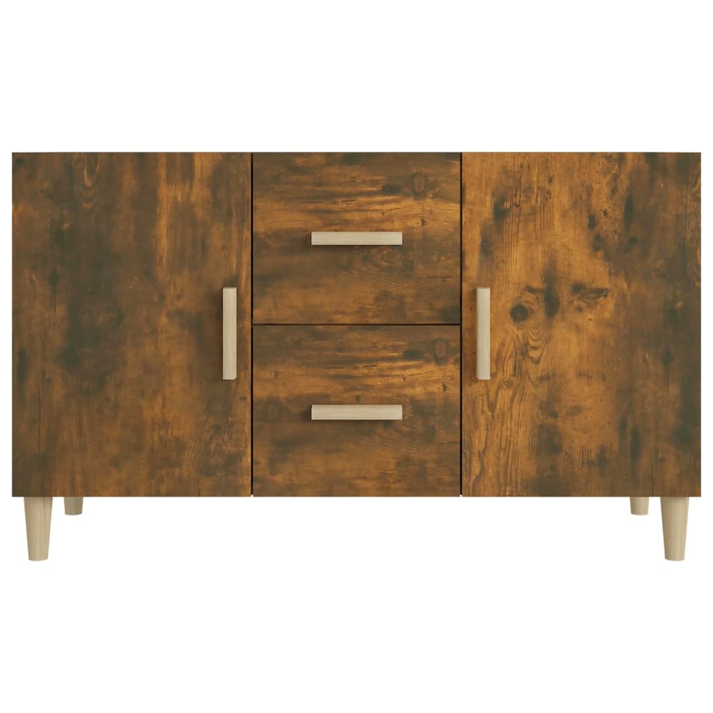 Dressoir 100x36x60 cm bewerkt hout gerookt eikenkleurig - AllerleiShop