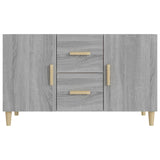 Dressoir 100x36x60 cm bewerkt hout grijs sonoma eikenkleurig - AllerleiShop