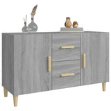 Dressoir 100x36x60 cm bewerkt hout grijs sonoma eikenkleurig - AllerleiShop