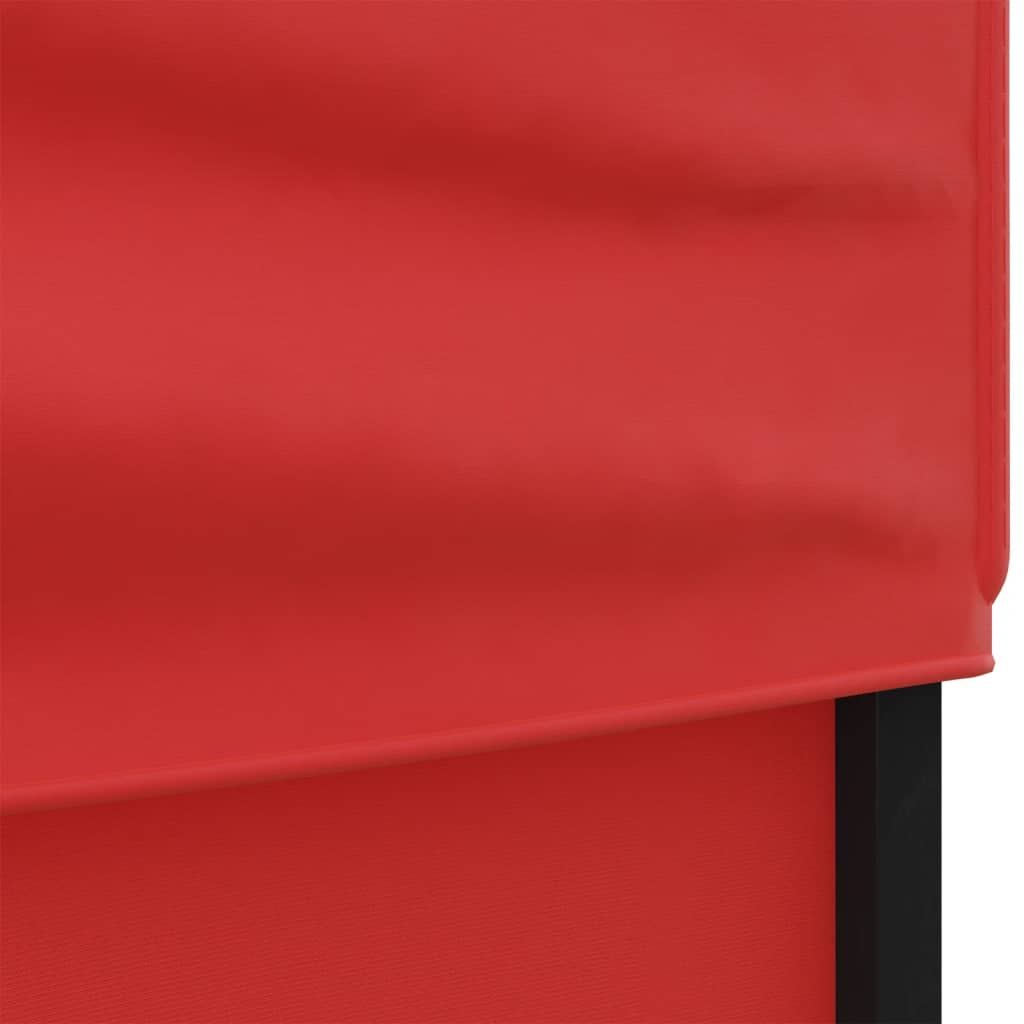 Partytent inklapbaar met zijwanden 2x2 m rood - AllerleiShop