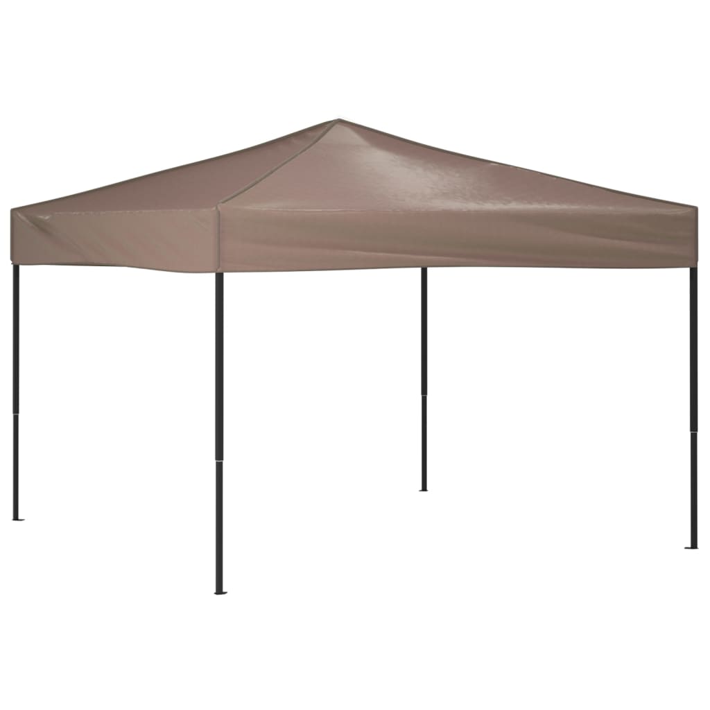 Partytent inklapbaar 3x3 m taupe