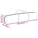 Partytent inklapbaar met zijwanden 3x3 m crèmekleurig