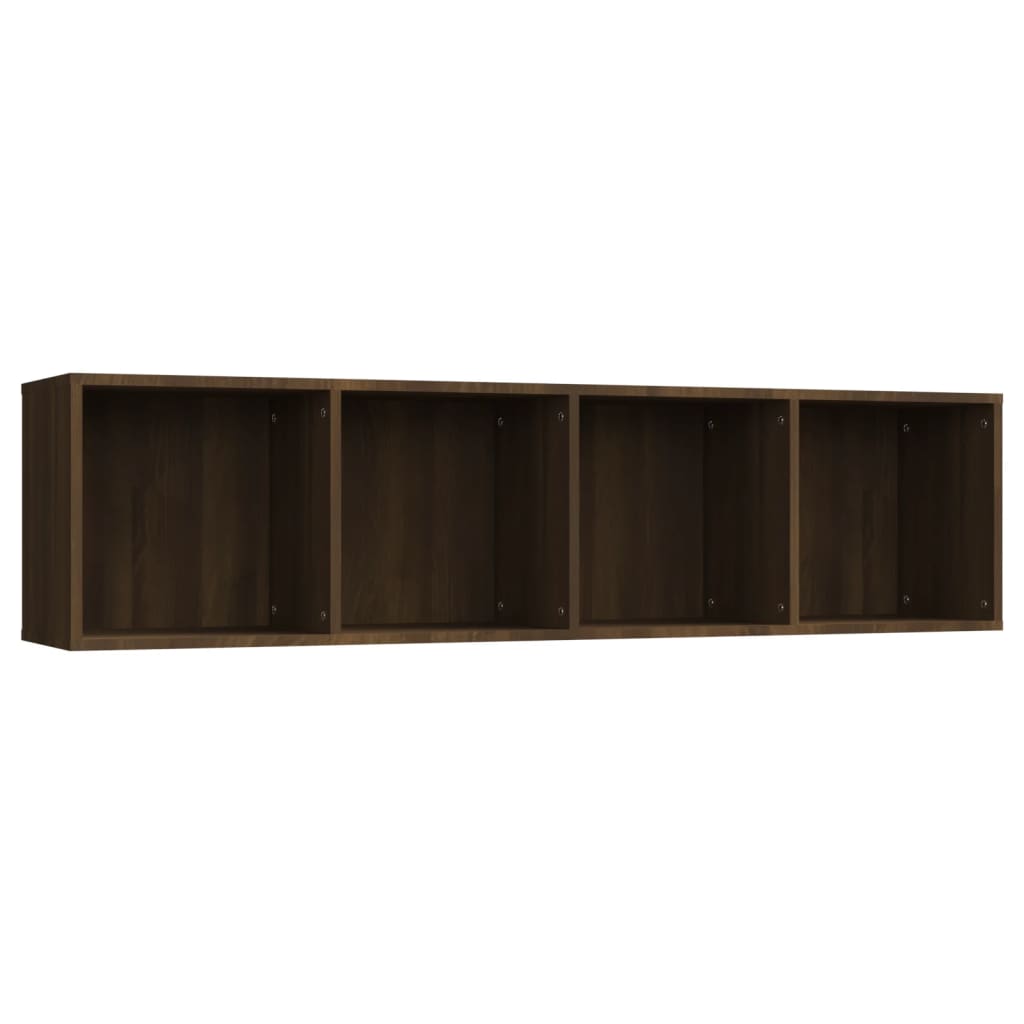 Boekenkast / tv-meubel 143x30x36 cm bruin eikenkleurig - AllerleiShop