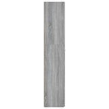 Schoenenkast 80x35,5x180 cm bewerkt hout grijs sonoma eiken - AllerleiShop