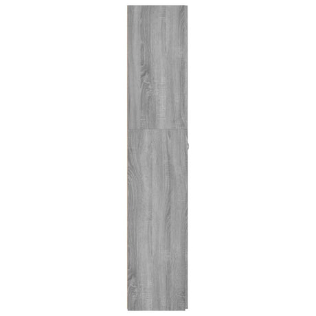 Schoenenkast 80x35,5x180 cm bewerkt hout grijs sonoma eiken - AllerleiShop