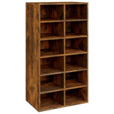 Schoenenrek 54x34x100,5 cm bewerkt hout gerookt eikenkleurig - AllerleiShop