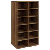 Schoenenrek 54x34x100,5 cm bewerkt hout bruin eikenkleur - AllerleiShop