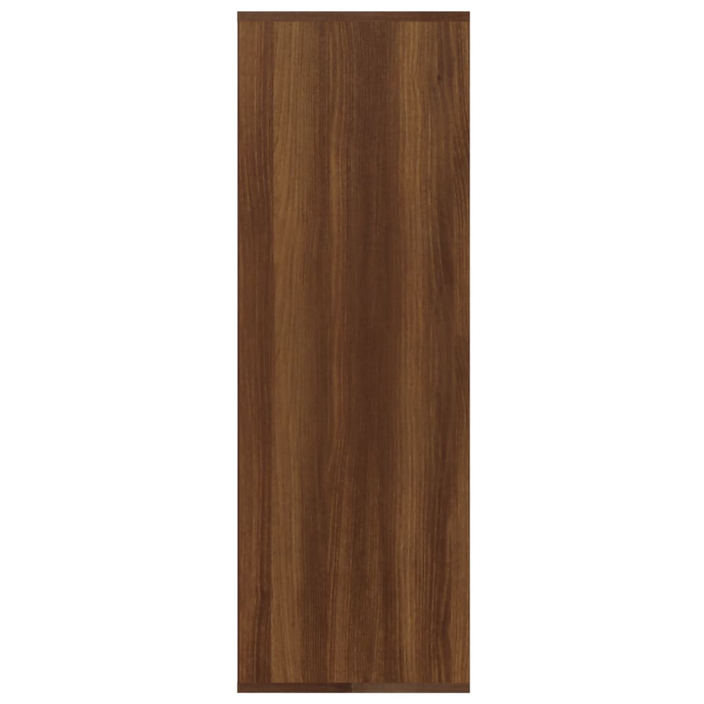 Schoenenrek 54x34x100,5 cm bewerkt hout bruin eikenkleur - AllerleiShop