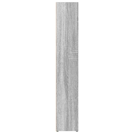 CD-kasten 2st 21x16x93,5cm bewerkt hout grijs sonoma eikenkleur - AllerleiShop