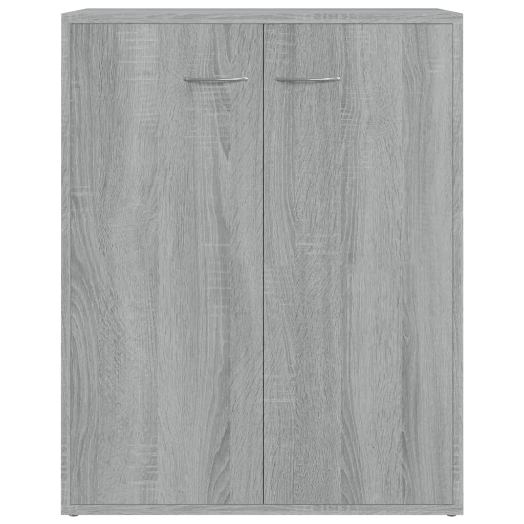 Dressoir 60x30x75 cm bewerkt hout grijs sonoma eikenkleurig - AllerleiShop