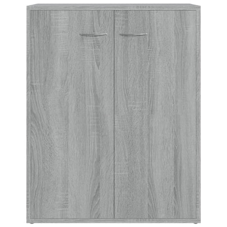 Dressoir 60x30x75 cm bewerkt hout grijs sonoma eikenkleurig - AllerleiShop