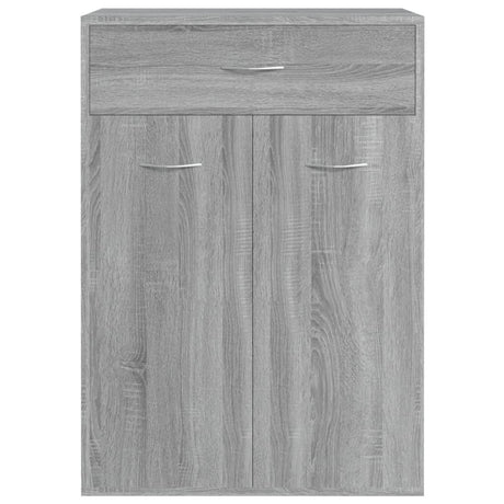 Schoenenkast 60x35x84 cm bewerkt hout grijs sonoma - AllerleiShop