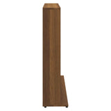 Cd-kast 102x23x89,5 cm bewerkt hout bruin eikenkleur - AllerleiShop