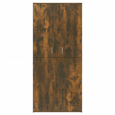 Schoenenkast 80x39x178 cm bewerkt hout gerookt eikenkleurig - AllerleiShop