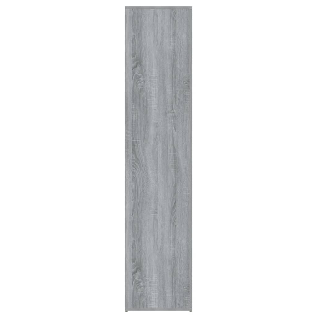 Schoenenkast 80x39x178 cm bewerkt hout grijs sonoma eikenkleur - AllerleiShop