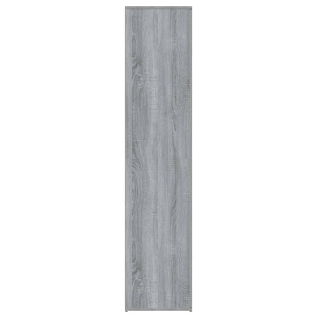 Schoenenkast 80x39x178 cm bewerkt hout grijs sonoma eikenkleur - AllerleiShop