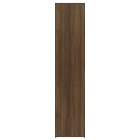 Schoenenkast 80x39x178 cm bewerkt hout bruin eikenkleur - AllerleiShop